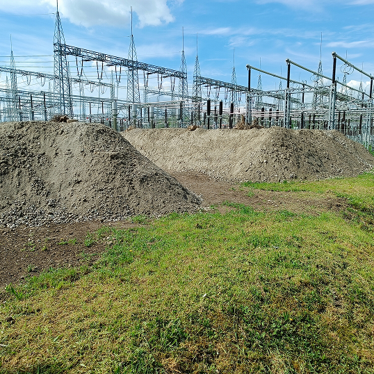 Biotop-Herstellung auf Ausgleichsflaeche am Umspannwerk – Oekologische Baubegleitung