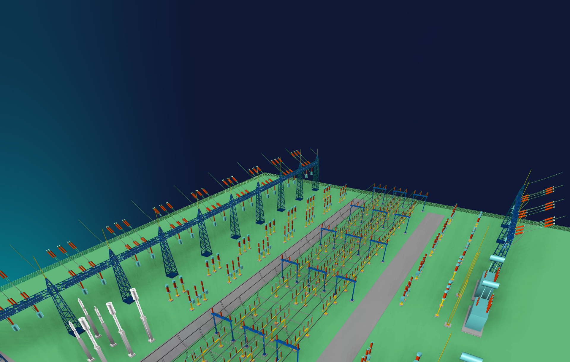 Digitale Planung und BIM-Modell eines Umspannwerks – effiziente Projektumsetzung